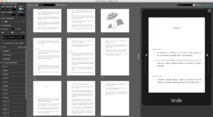 schermata di Kindle Previewer 